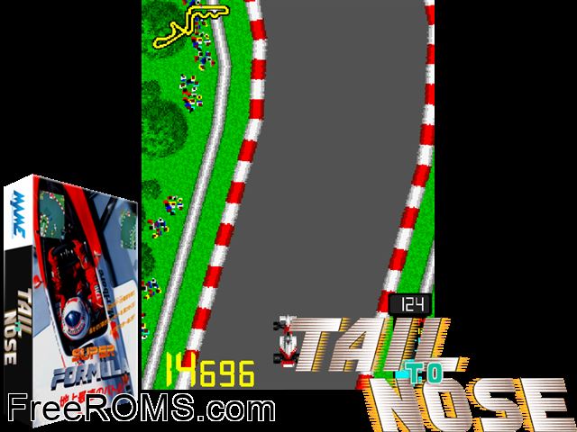 Tail to Nose - Great Championship MAME game showing 3D box cover and gameplay screenshot