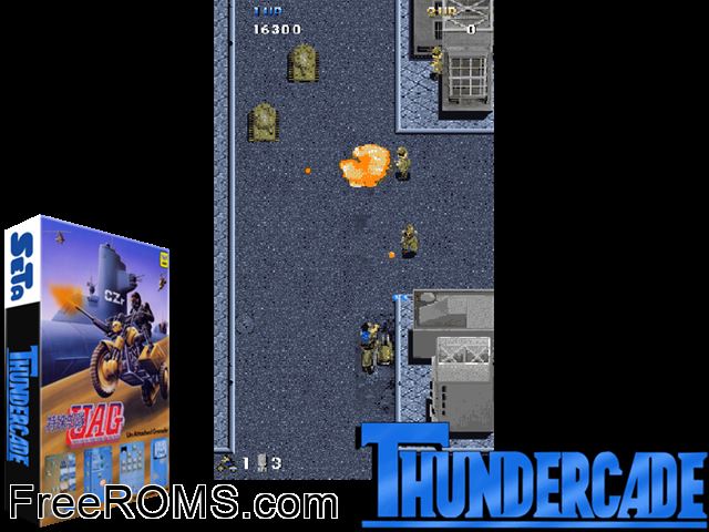 Tokusyu Butai U.A.G. (Japan) MAME game showing 3D box cover and gameplay screenshot