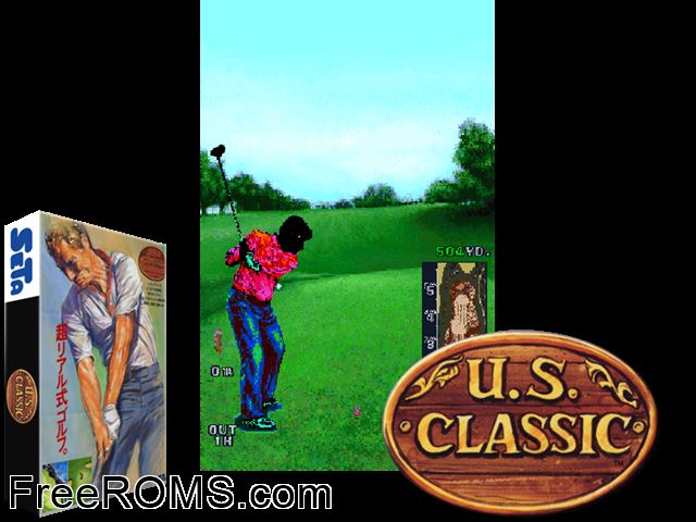 U.S. Classic MAME game showing 3D box cover and gameplay screenshot