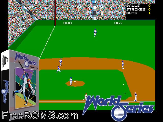 World Series: The Season MAME game showing 3D box cover and gameplay screenshot