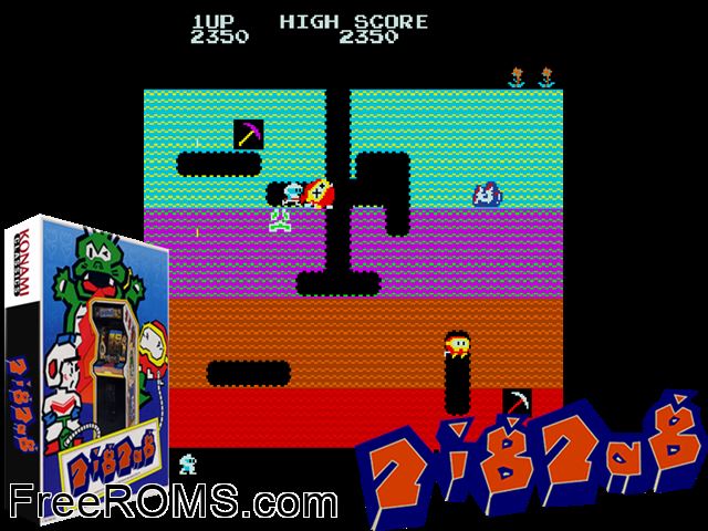 Zig Zag (Galaxian hardware, set 2) MAME game showing 3D box cover and gameplay screenshot