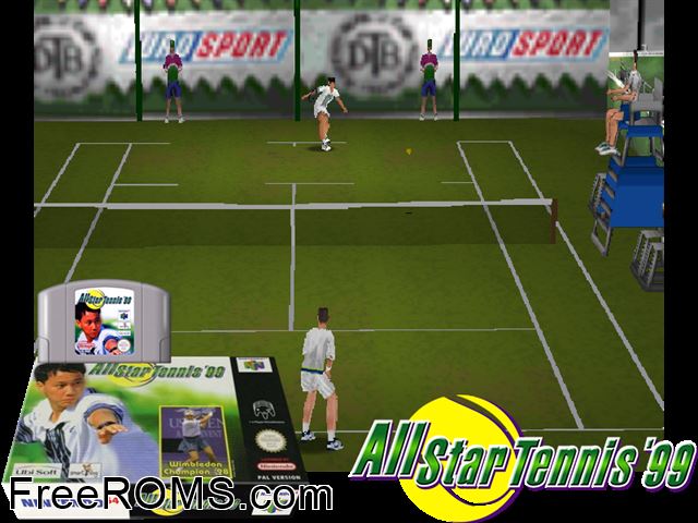 All-Star Baseball 2000 N64 game showing 3D box cover and gameplay screenshot