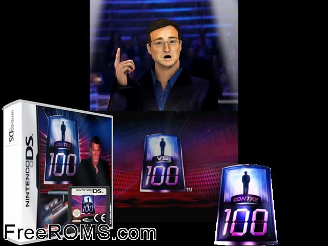 1 Contre 100 France NDS game showing 3D box cover and gameplay screenshot
