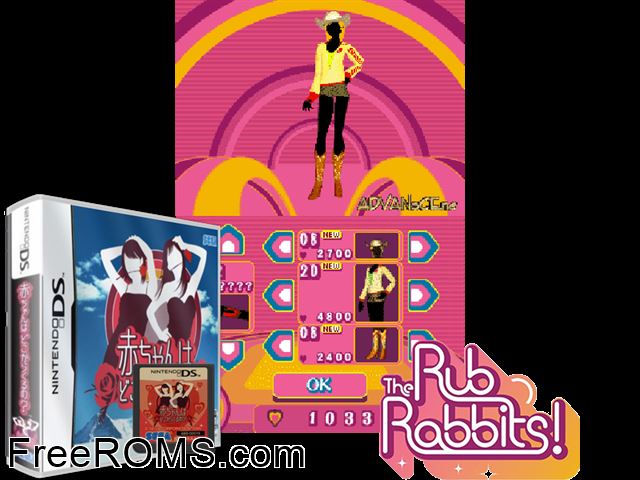 Akachan wa Doko Kara Kuru no Japan NDS game showing 3D box cover and gameplay screenshot