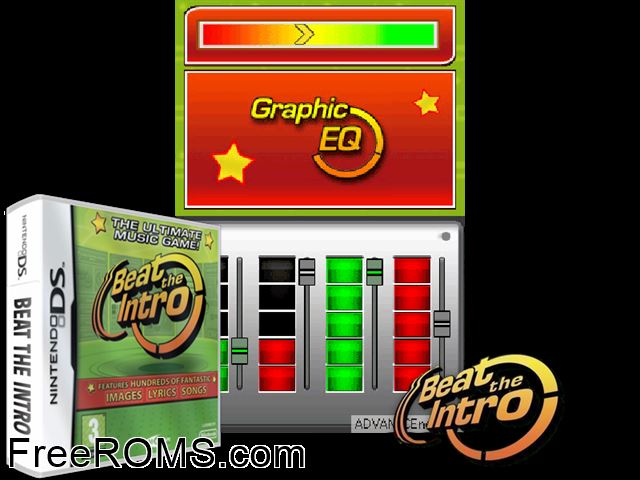 Beat the Intro Europe NDS game showing 3D box cover and gameplay screenshot
