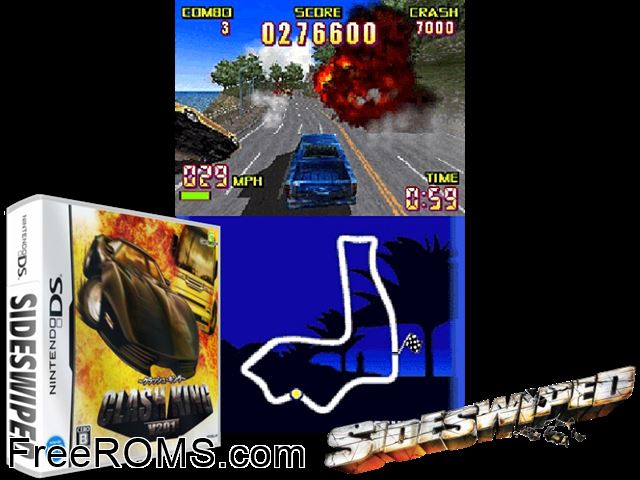 Clash King V201 Japan NDS game showing 3D box cover and gameplay screenshot