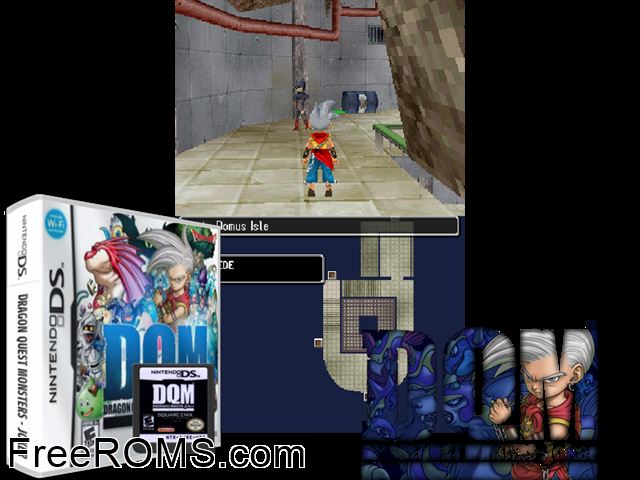 Dragon Quest Monsters - Joker Europe NDS game showing 3D box cover and gameplay screenshot