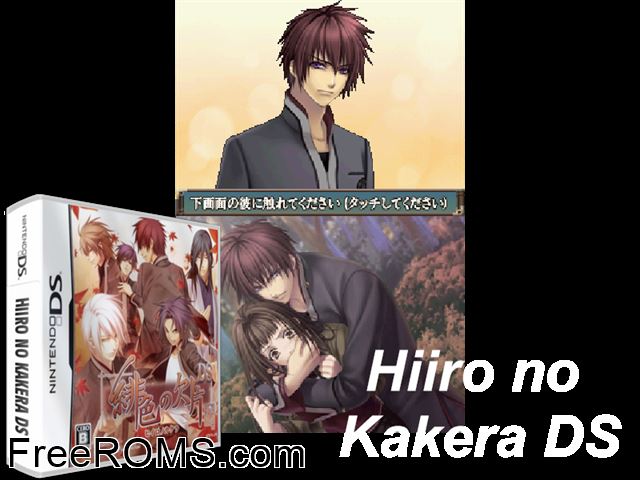 Hiiro no Kakera DS Japan NDS game showing 3D box cover and gameplay screenshot