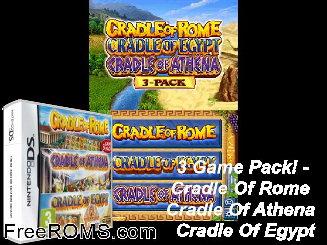 Jewel Master - Cradle of.. 3 Pack Europe NDS game showing 3D box cover and gameplay screenshot