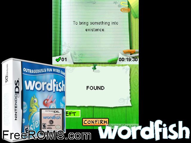 Junior Wort-Quiz, Das Germany NDS game showing 3D box cover and gameplay screenshot