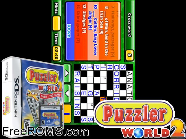 Knobel- und Denkspiele 2 Germany NDS game showing 3D box cover and gameplay screenshot