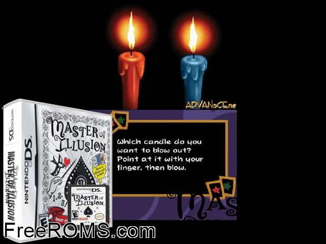 Magic Taizen Japan NDS game showing 3D box cover and gameplay screenshot