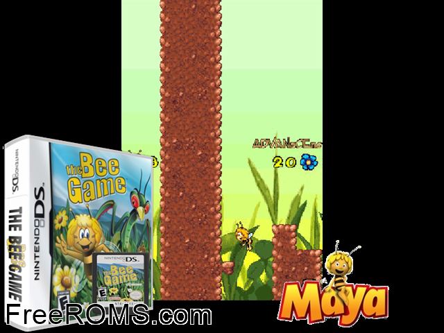 Maja Europe NDS game showing 3D box cover and gameplay screenshot