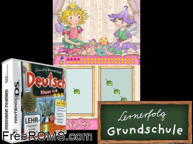 More Successful Learning - Maths Europe NDS game showing 3D box cover and gameplay screenshot
