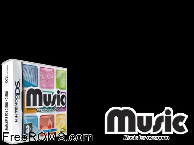 Music - Music for Everyone Europe NDS game showing 3D box cover and gameplay screenshot