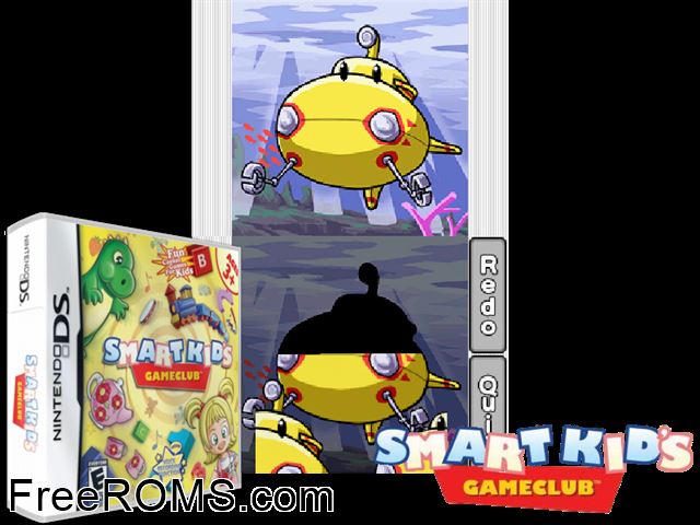 Smart Kids Gameclub NDS game showing 3D box cover and gameplay screenshot