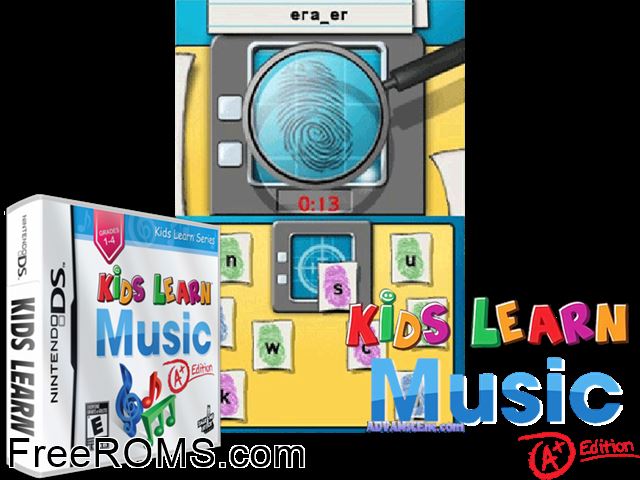 Think - Kids Europe NDS game showing 3D box cover and gameplay screenshot