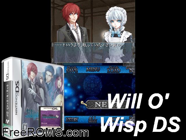 Will o Wisp DS Japan NDS game showing 3D box cover and gameplay screenshot