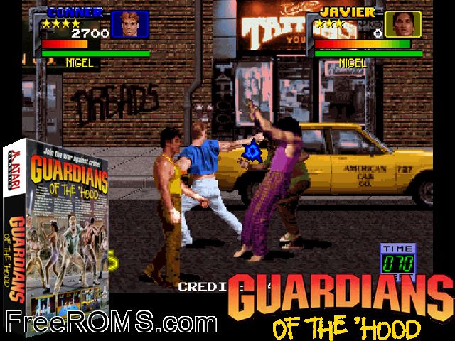 Guardian Legend NES game showing 3D box cover and gameplay screenshot
