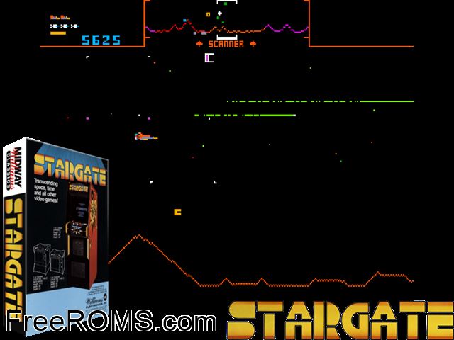 Star Gate NES game showing 3D box cover and gameplay screenshot