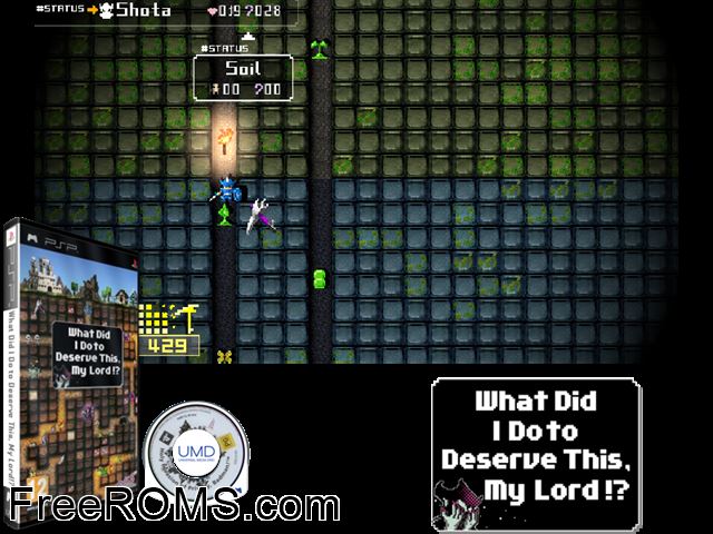 Holy Invasion of Privacy, Badman! - What Did I Do to Deserve This (Europe) PSP game showing 3D box cover and gameplay screenshot