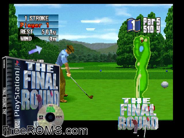 Final Round, The PSX game showing 3D box cover and gameplay screenshot