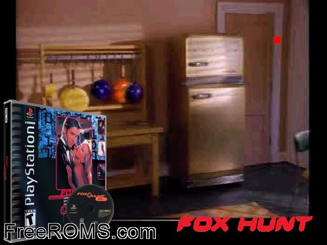Fox Hunt (Disc 1) PSX game showing 3D box cover and gameplay screenshot