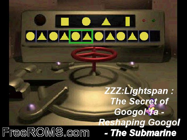 Secret Of Googol 1a, The - Reshaping Googol - The Submarine PSX game showing 3D box cover and gameplay screenshot