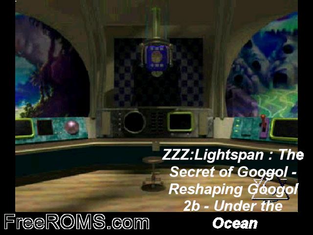 Secret Of Googol 2b, The - Reshaping Googol - Under The Ocean PSX game showing 3D box cover and gameplay screenshot