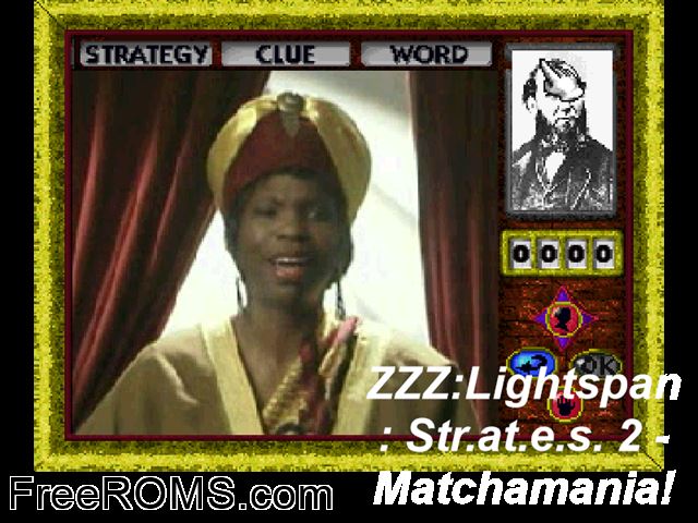 Str.at.e.s. 2 - Matchamania! PSX game showing 3D box cover and gameplay screenshot
