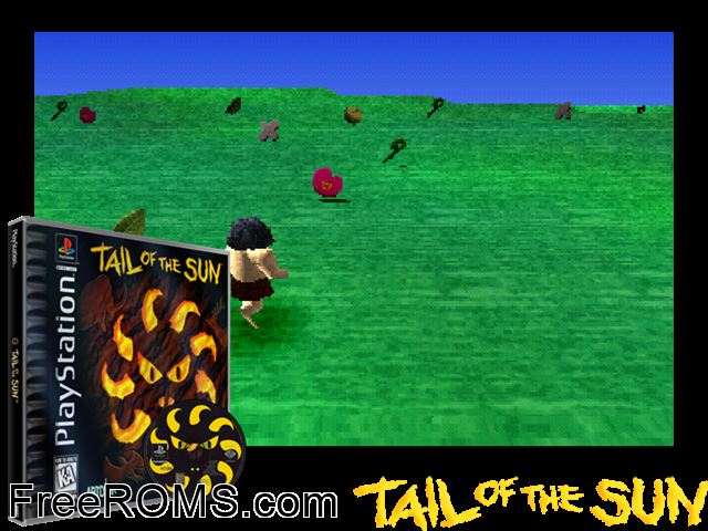 Tail of the Sun - Wild; Pure; Simple Life PSX game showing 3D box cover and gameplay screenshot