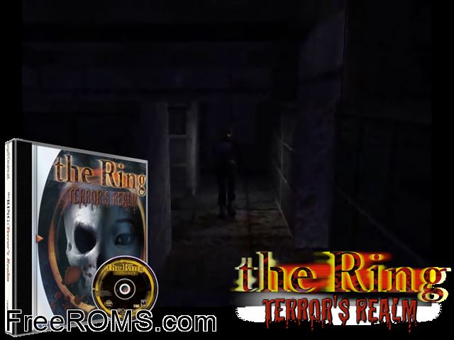Ring, The - Terrors Realm v1.002 Sega Dreamcast game showing 3D box cover and gameplay screenshot