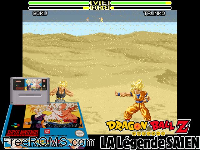 Dragon Ball Z - Super Butouden 2 SNES game showing 3D box cover and gameplay screenshot