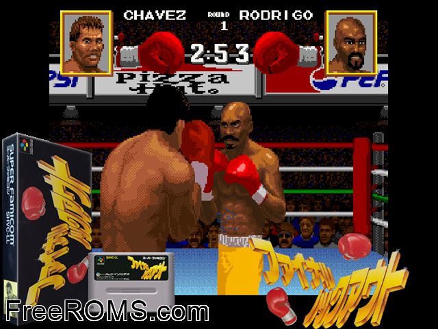 Final Knockout SNES game showing 3D box cover and gameplay screenshot