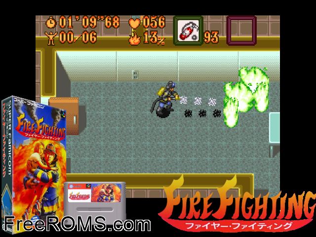 Ignition Factor, The SNES game showing 3D box cover and gameplay screenshot