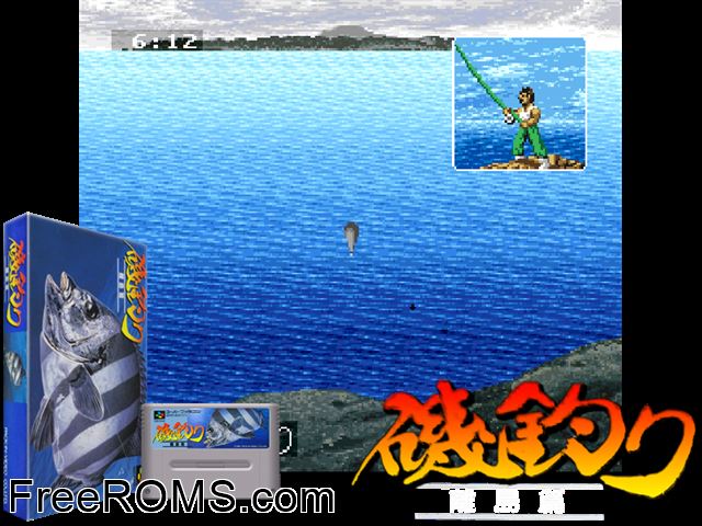 Isozuri - Ritou Hen SNES game showing 3D box cover and gameplay screenshot