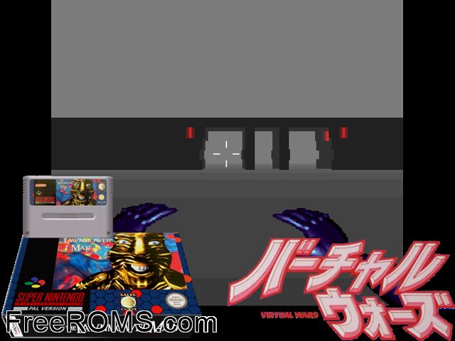 Lawnmower Man, The SNES game showing 3D box cover and gameplay screenshot