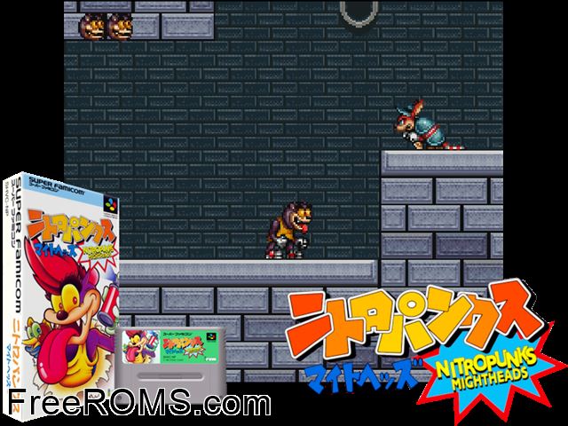 Rocky Rodent SNES game showing 3D box cover and gameplay screenshot