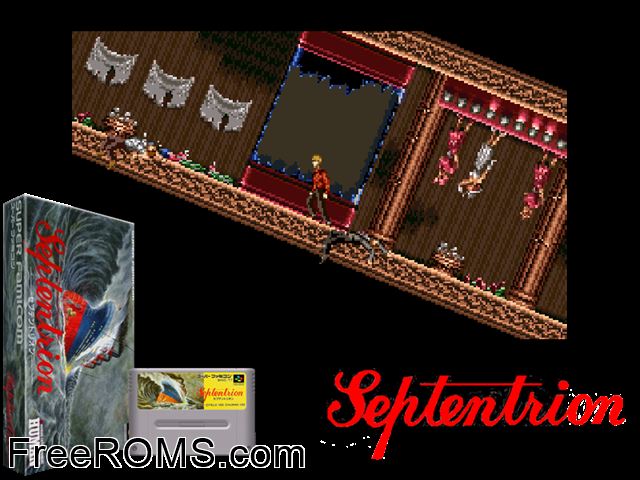 SOS SNES game showing 3D box cover and gameplay screenshot