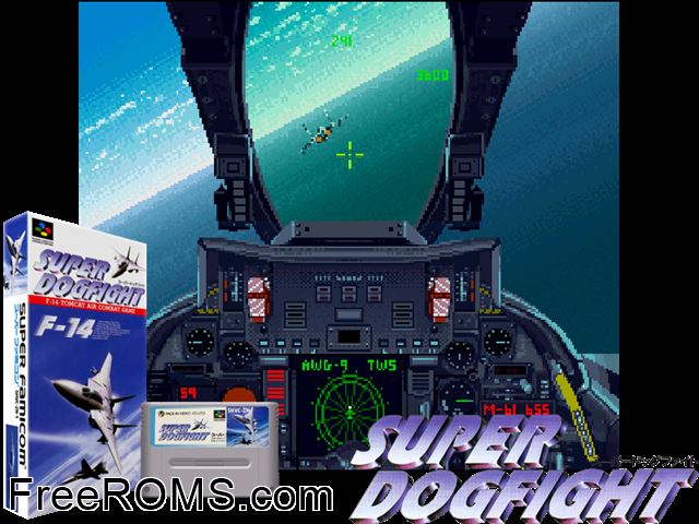 Turn and Burn - No-Fly Zone SNES game showing 3D box cover and gameplay screenshot