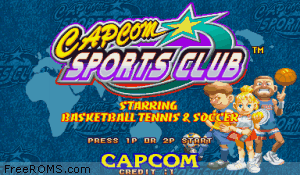Capcom Sports Club Screen Shot 1