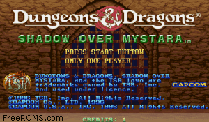Dungeons and Dragons: Shadow over Mystara Screen Shot 1