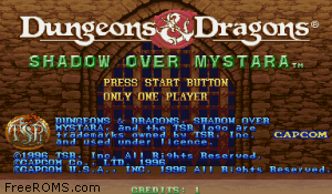 Dungeons & Dragons: Shadow over Mystara Screen Shot 1