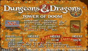 Dungeons and Dragons: Tower of Doom Screen Shot 1