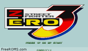 Street Fighter Zero 3 (J) Screen Shot 1