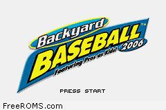 Backyard Baseball 2006 Screen Shot 1