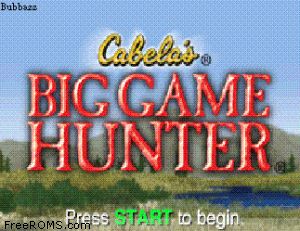 Cabela's Big Game Hunter Screen Shot 1