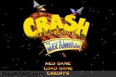 Crash Bandicoot - The Huge Adventure Screen Shot 1