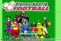 Disney Sports - Football Screen Shot 1