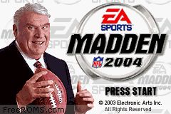 Madden NFL 2004 Screen Shot 1